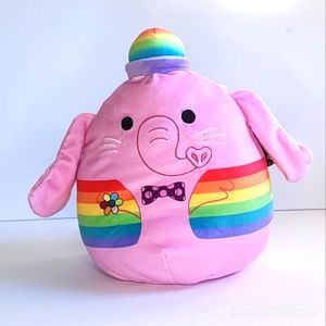 BINGBONG 🌈 Pink Elephant Disney PRIDE Collection Original Squishmallow ☆》NWT